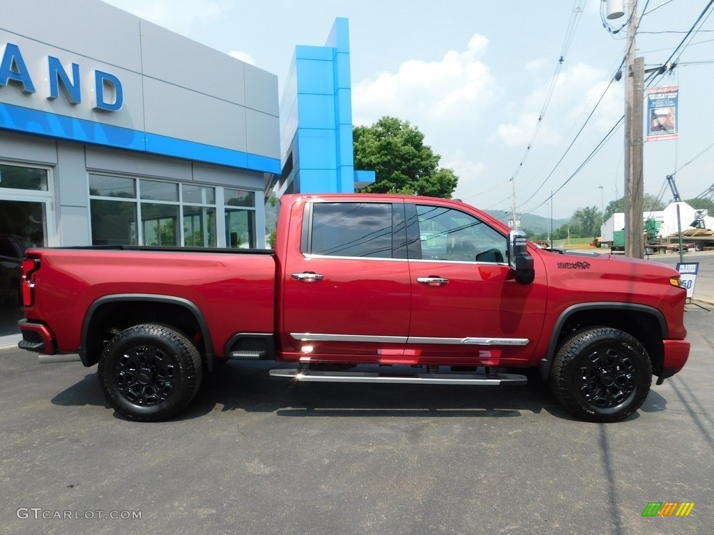 2024 Silverado 2500HD High Country Crew Cab 4x4 - Radiant Red Tintcoat / Jet Black/Umber photo #4