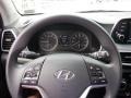 Black 2019 Hyundai Tucson Value Steering Wheel