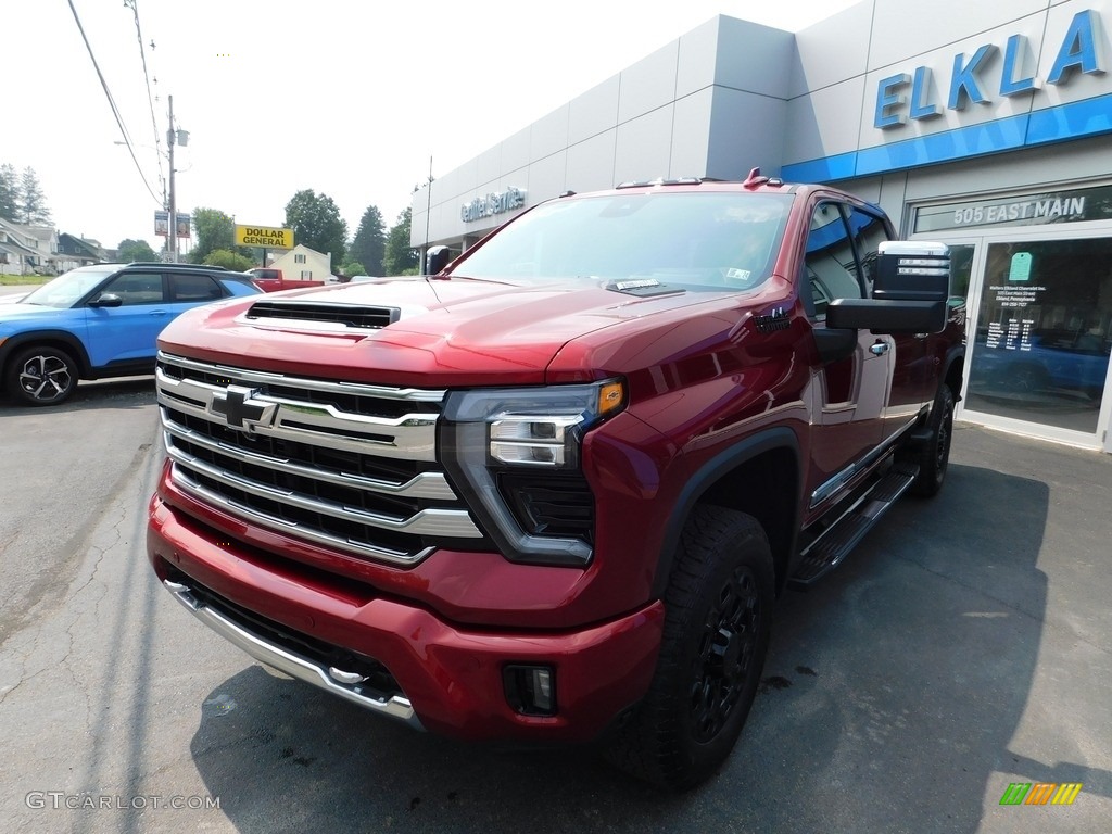 2024 Silverado 2500HD High Country Crew Cab 4x4 - Radiant Red Tintcoat / Jet Black/Umber photo #12