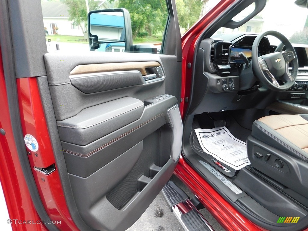2024 Chevrolet Silverado 2500HD High Country Crew Cab 4x4 Jet Black/Umber Door Panel Photo #146343139