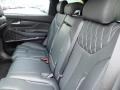 2021 Hyundai Santa Fe Obsidian Black Interior Rear Seat Photo