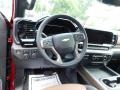 Jet Black/Umber Steering Wheel Photo for 2024 Chevrolet Silverado 2500HD #146343259