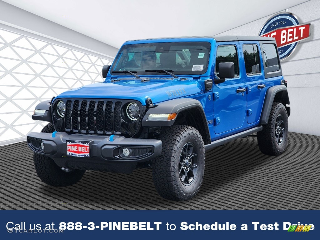 Hydro Blue Pearl Jeep Wrangler 4-Door