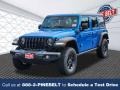 2024 Hydro Blue Pearl Jeep Wrangler 4-Door Willys 4xe Hybrid  photo #1