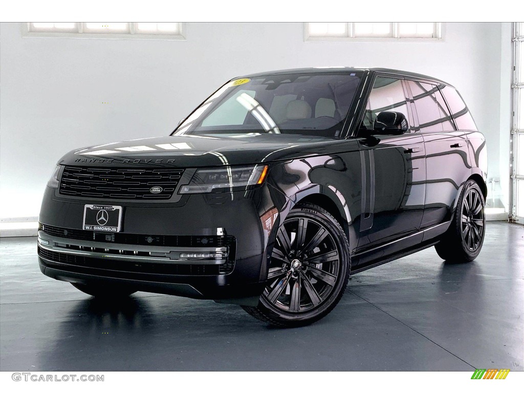 Ligurian Black SV Bespoke Ultra Metallic 2023 Land Rover Range Rover P530 SE Exterior Photo #146343424