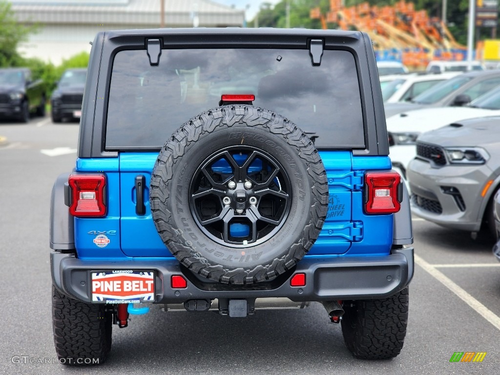 2024 Wrangler 4-Door Willys 4xe Hybrid - Hydro Blue Pearl / Black photo #5
