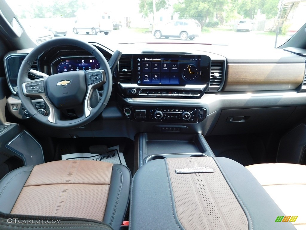 2024 Chevrolet Silverado 2500HD High Country Crew Cab 4x4 Jet Black/Umber Dashboard Photo #146343829