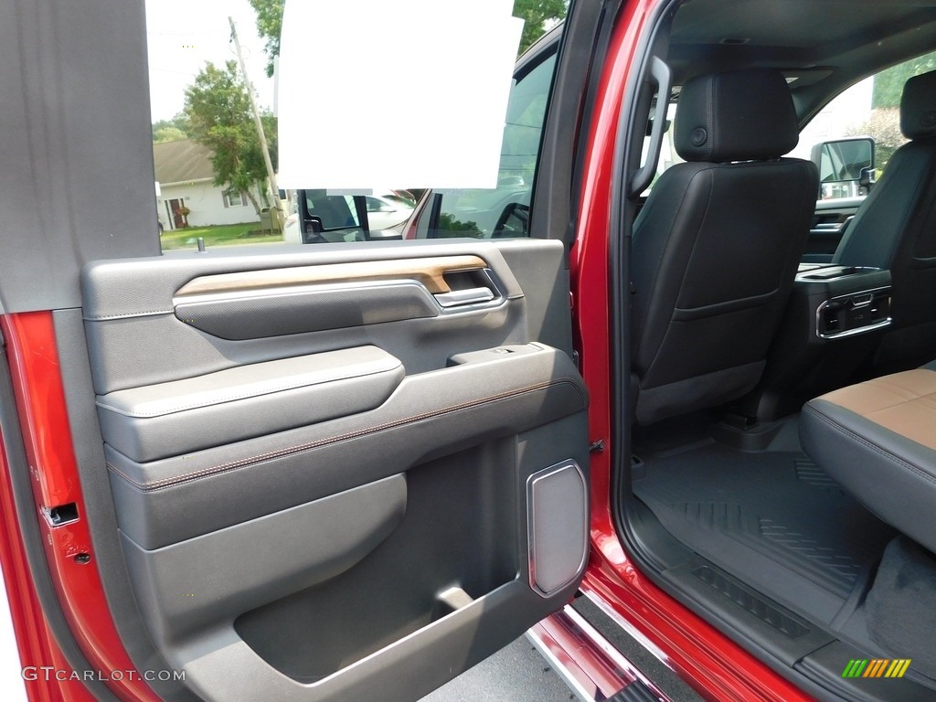 2024 Chevrolet Silverado 2500HD High Country Crew Cab 4x4 Jet Black/Umber Door Panel Photo #146343850