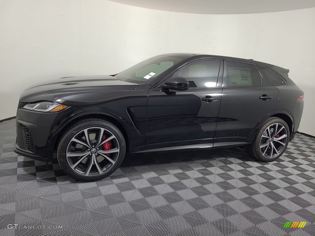 Santorini Black Metallic 2024 Jaguar F-PACE SVR Exterior Photo #146343863