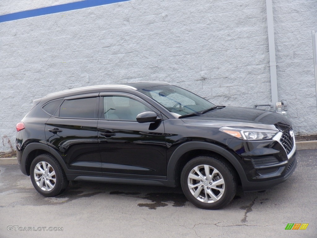 2019 Tucson Value - Black Noir Pearl / Gray photo #2