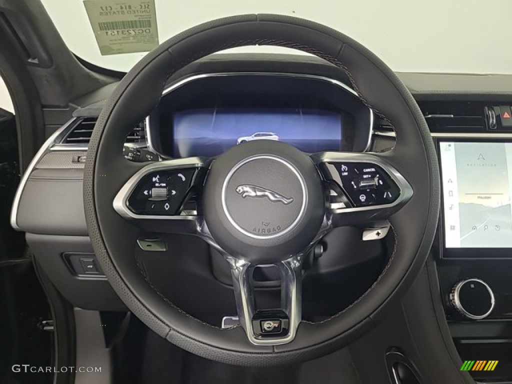 2024 F-PACE SVR - Santorini Black Metallic / Ebony/Ebony photo #17