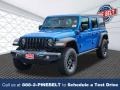 Hydro Blue Pearl 2024 Jeep Wrangler 4-Door Willys 4xe Hybrid