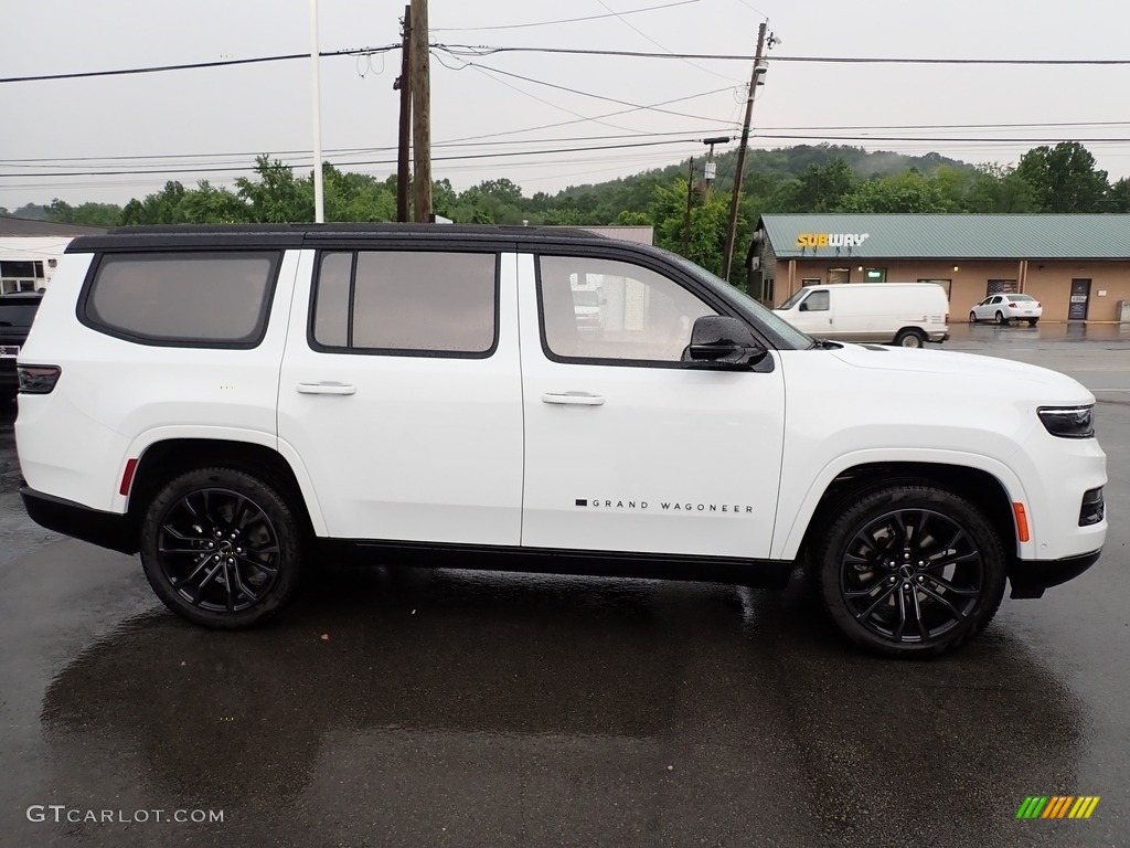 2023 Grand Wagoneer Obsidian 4x4 - Bright White / Global Black photo #7