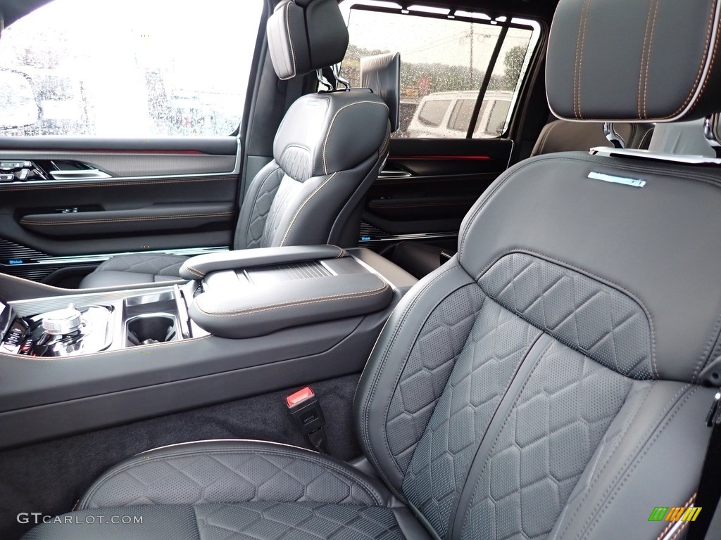 2023 Jeep Grand Wagoneer Obsidian 4x4 Front Seat Photo #146345065