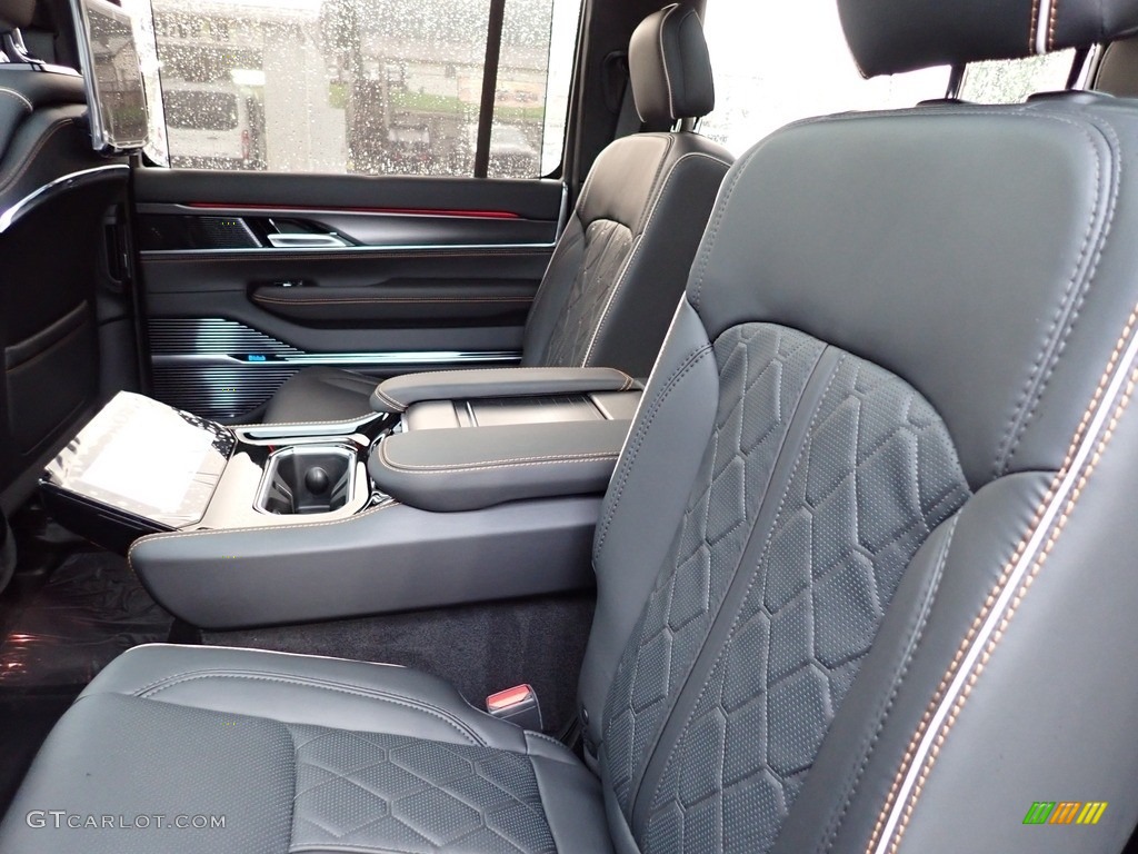 2023 Jeep Grand Wagoneer Obsidian 4x4 Rear Seat Photo #146345086
