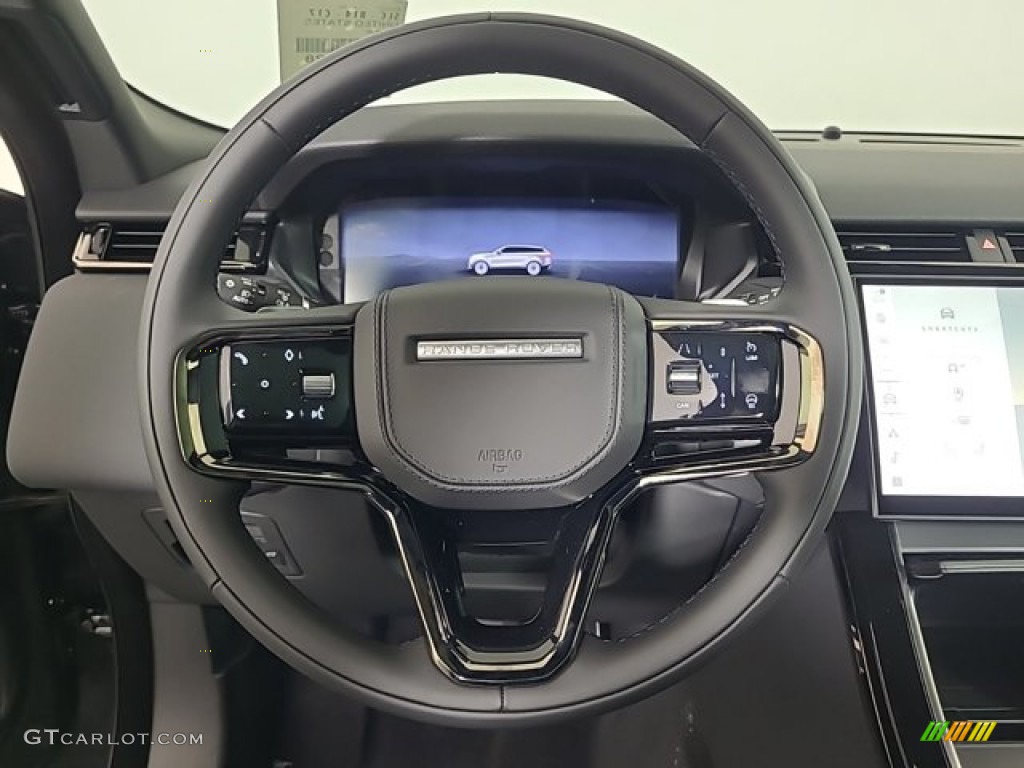 2024 Land Rover Range Rover Velar Dynamic SE Ebony Steering Wheel Photo #146345161