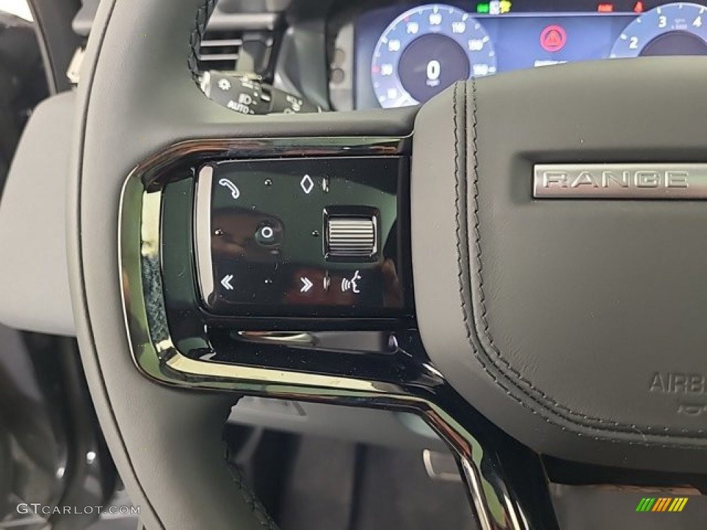 2024 Land Rover Range Rover Velar Dynamic SE Ebony Steering Wheel Photo #146345182