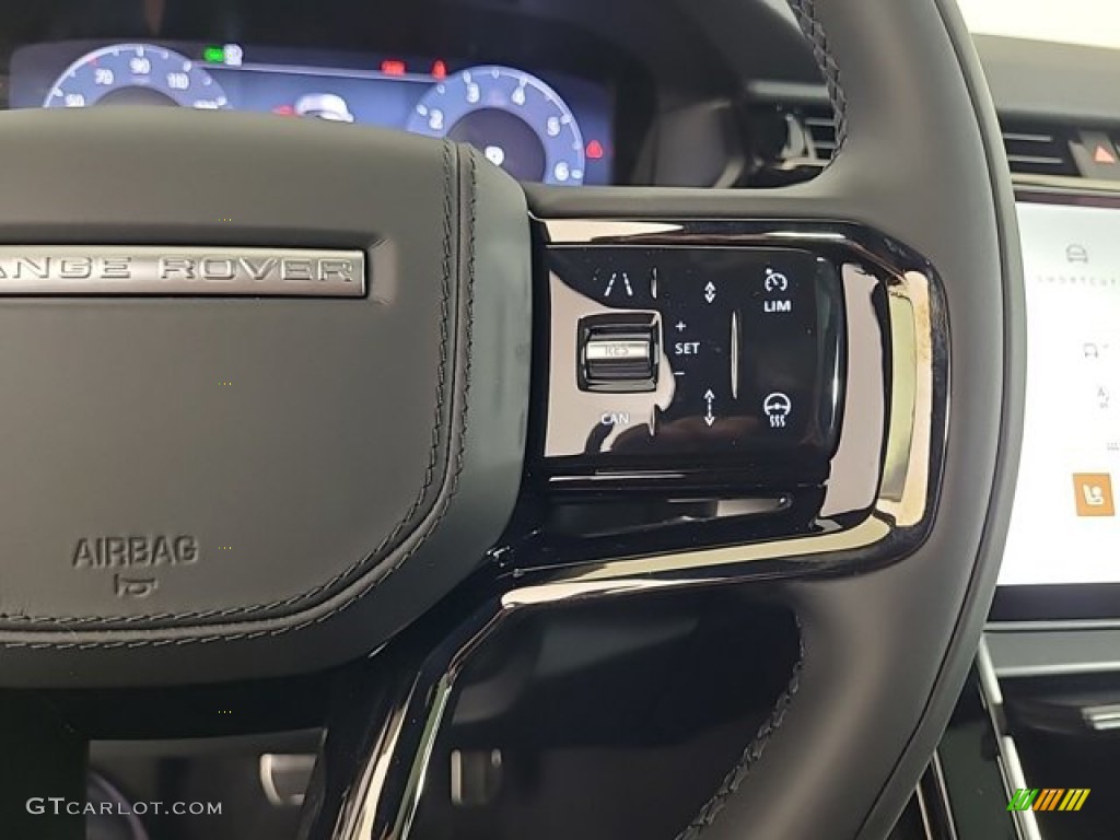 2024 Land Rover Range Rover Velar Dynamic SE Ebony Steering Wheel Photo #146345200