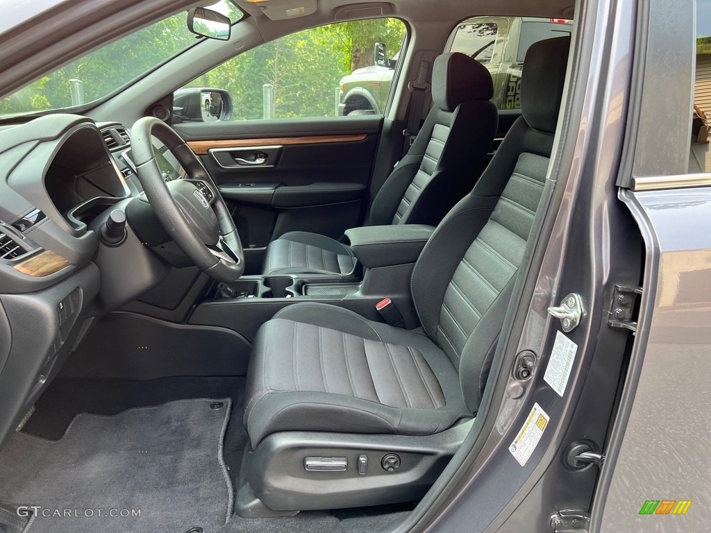 Black Interior 2019 Honda CR-V EX AWD Photo #146345728