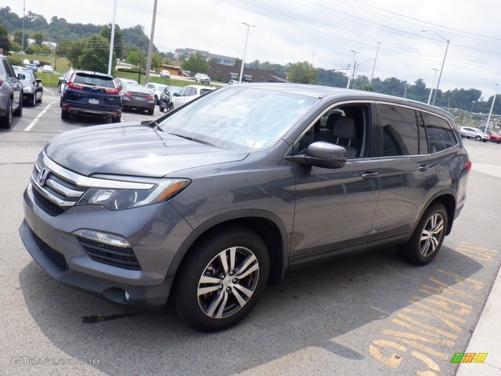 2016 Pilot EX-L AWD - Modern Steel Metallic / Gray photo #1