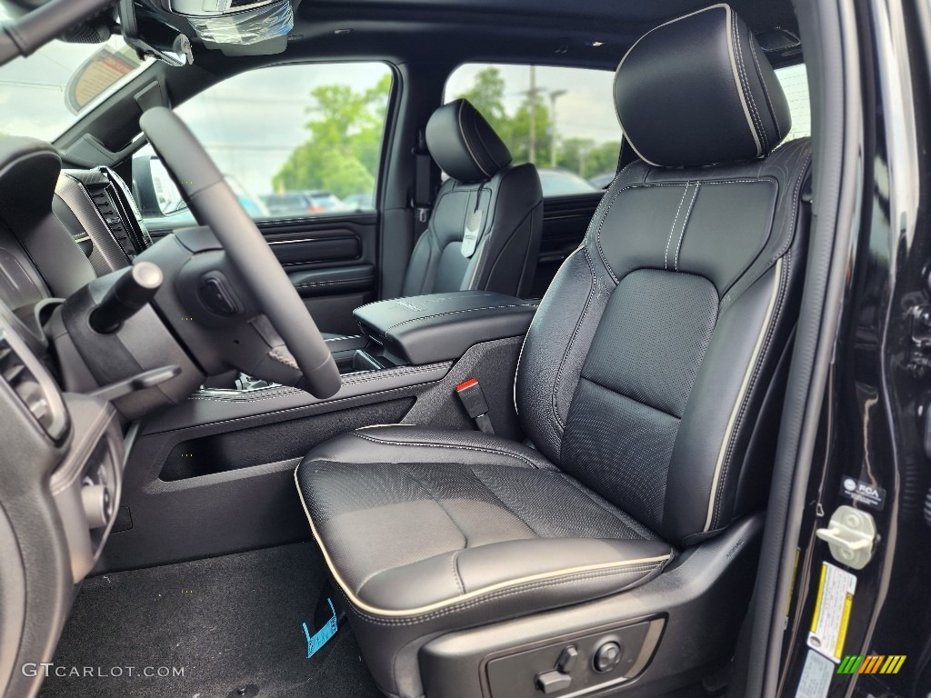 Black Interior 2023 Ram 1500 Limited Crew Cab 4x4 Photo #146347231