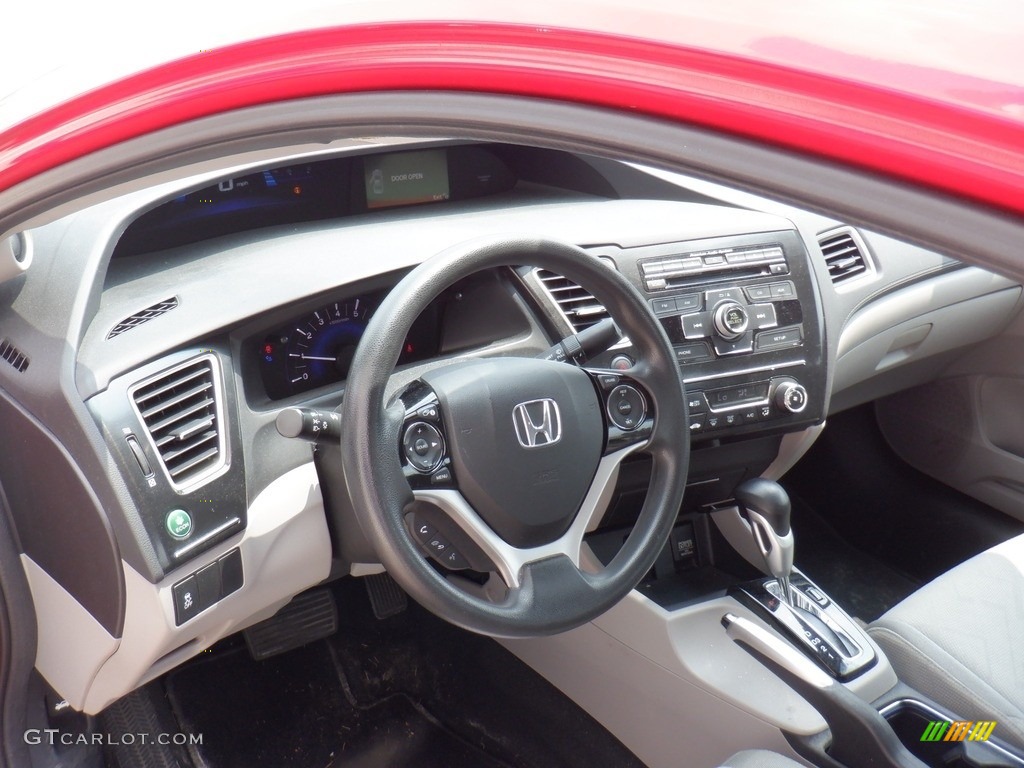 2013 Honda Civic EX Coupe Gray Dashboard Photo #146347627