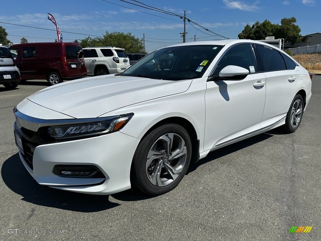 Platinum White Pearl 2020 Honda Accord EX-L Sedan Exterior Photo #146347882