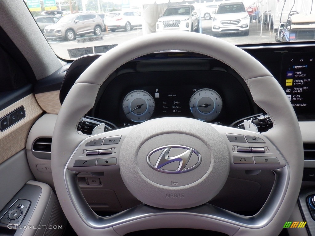 2023 Hyundai Palisade Limited AWD Navy/Beige Steering Wheel Photo #146347954