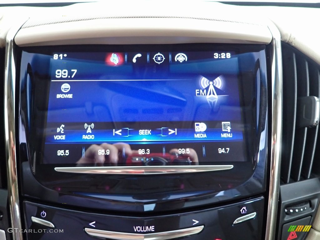 2015 ATS 2.0T Luxury AWD Sedan - Crystal White Tricoat / Light Neutral/Medium Cashmere photo #2