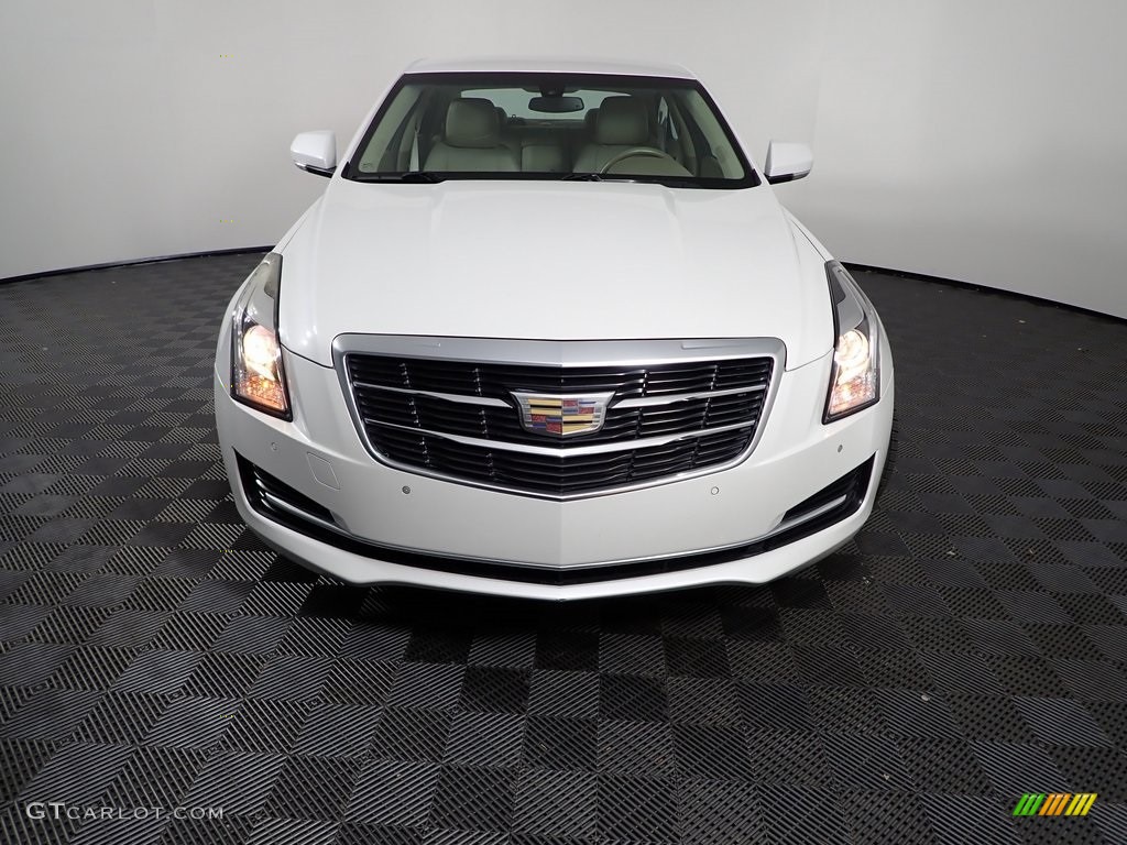 2015 ATS 2.0T Luxury AWD Sedan - Crystal White Tricoat / Light Neutral/Medium Cashmere photo #5
