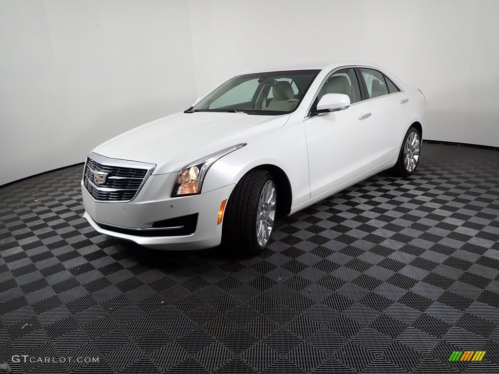2015 ATS 2.0T Luxury AWD Sedan - Crystal White Tricoat / Light Neutral/Medium Cashmere photo #6
