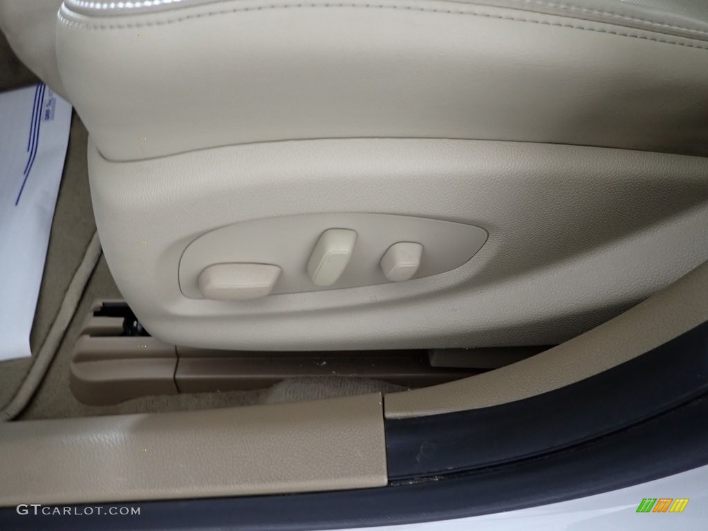 2015 ATS 2.0T Luxury AWD Sedan - Crystal White Tricoat / Light Neutral/Medium Cashmere photo #14
