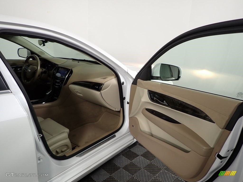 2015 ATS 2.0T Luxury AWD Sedan - Crystal White Tricoat / Light Neutral/Medium Cashmere photo #25