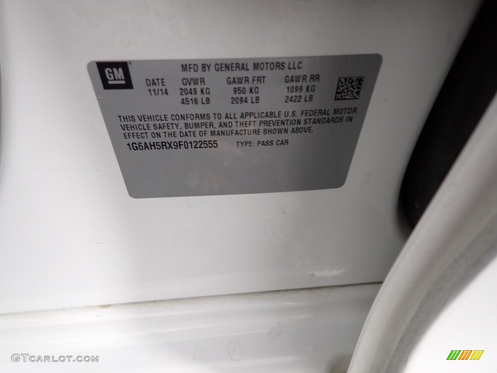 2015 ATS 2.0T Luxury AWD Sedan - Crystal White Tricoat / Light Neutral/Medium Cashmere photo #31