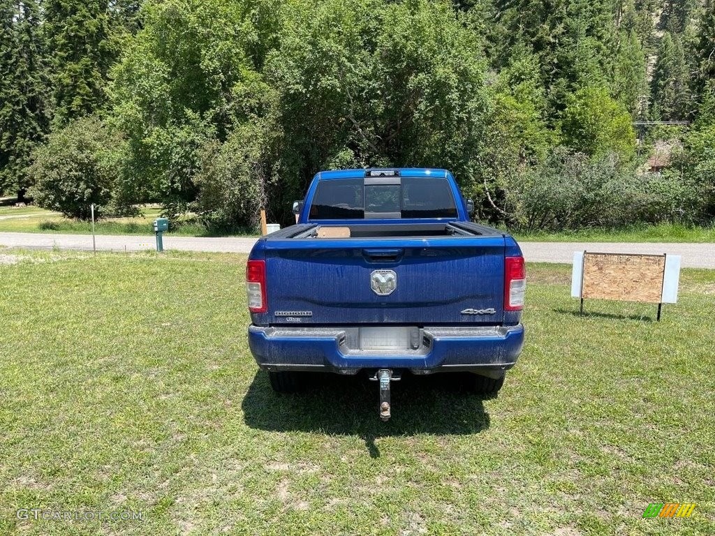 2019 3500 Big Horn Mega Cab 4x4 - Blue Streak Pearl / Black/Diesel Gray photo #15