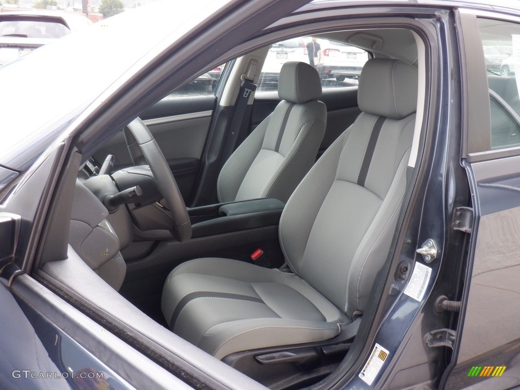 2020 Civic LX Sedan - Cosmic Blue Metallic / Gray photo #9