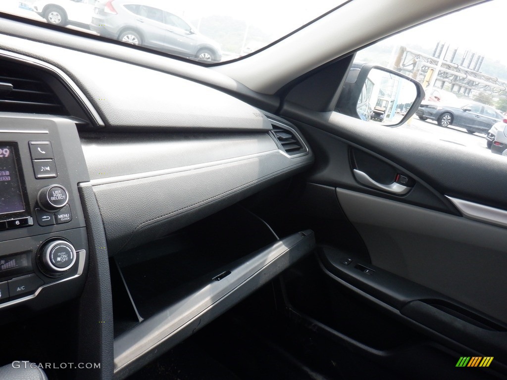 2020 Civic LX Sedan - Cosmic Blue Metallic / Gray photo #19