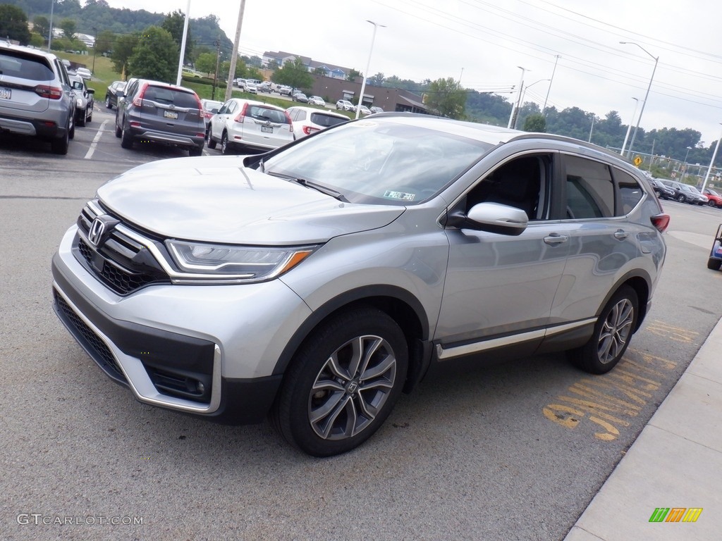 Lunar Silver Metallic 2020 Honda CR-V Touring AWD Exterior Photo #146349316