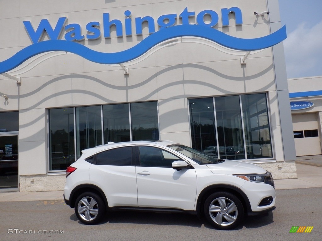 2020 HR-V EX AWD - Platinum White Pearl / Black photo #1