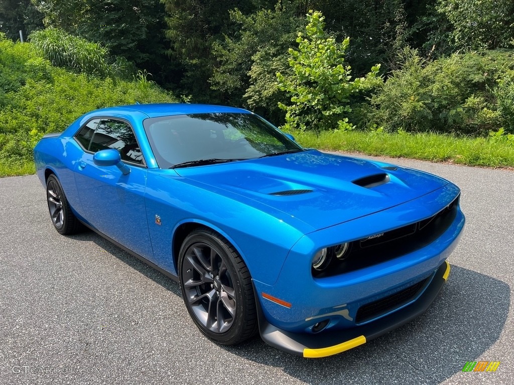 B5 Blue Pearl 2023 Dodge Challenger R/T Scat Pack Plus Exterior Photo #146349757