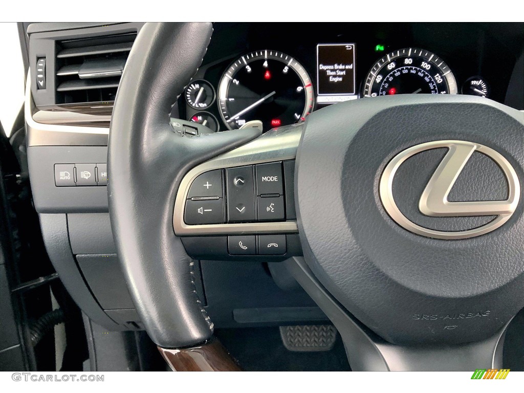 2019 Lexus LX 570 Parchment Steering Wheel Photo #146350063