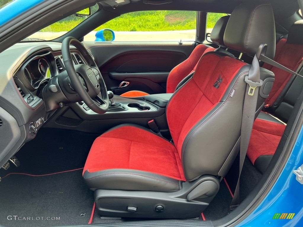 Ruby Red/Black Interior 2023 Dodge Challenger R/T Scat Pack Plus Photo #146350231