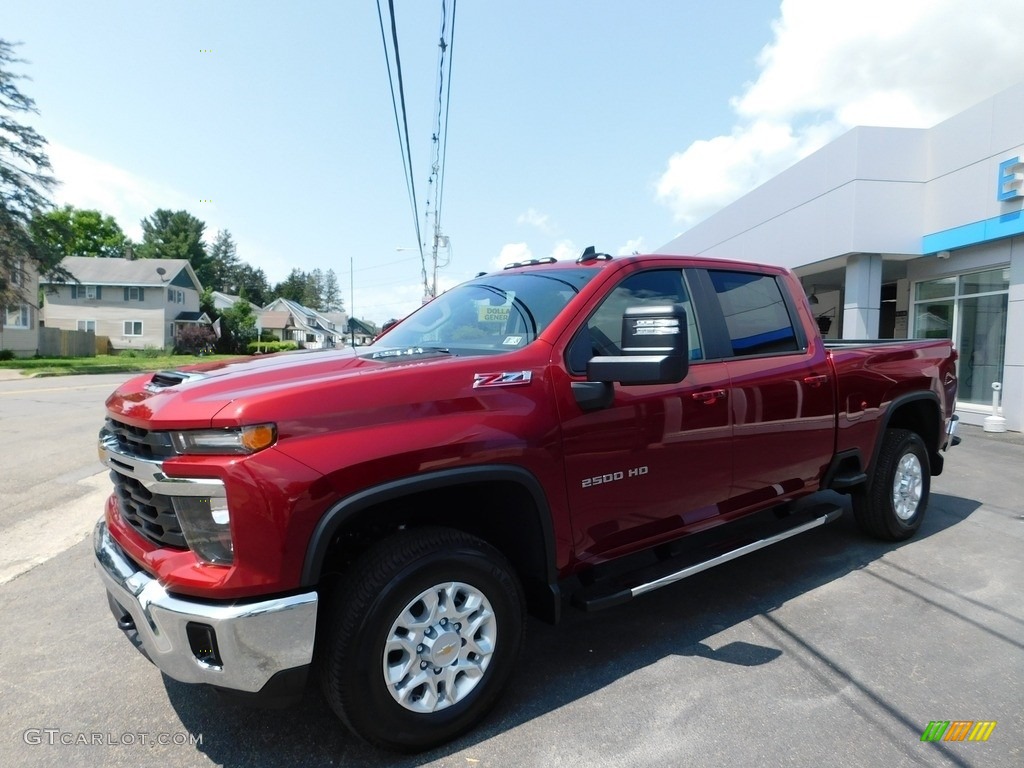 Radiant Red Tintcoat 2024 Chevrolet Silverado 2500HD LT Crew Cab 4x4 Exterior Photo #146350240