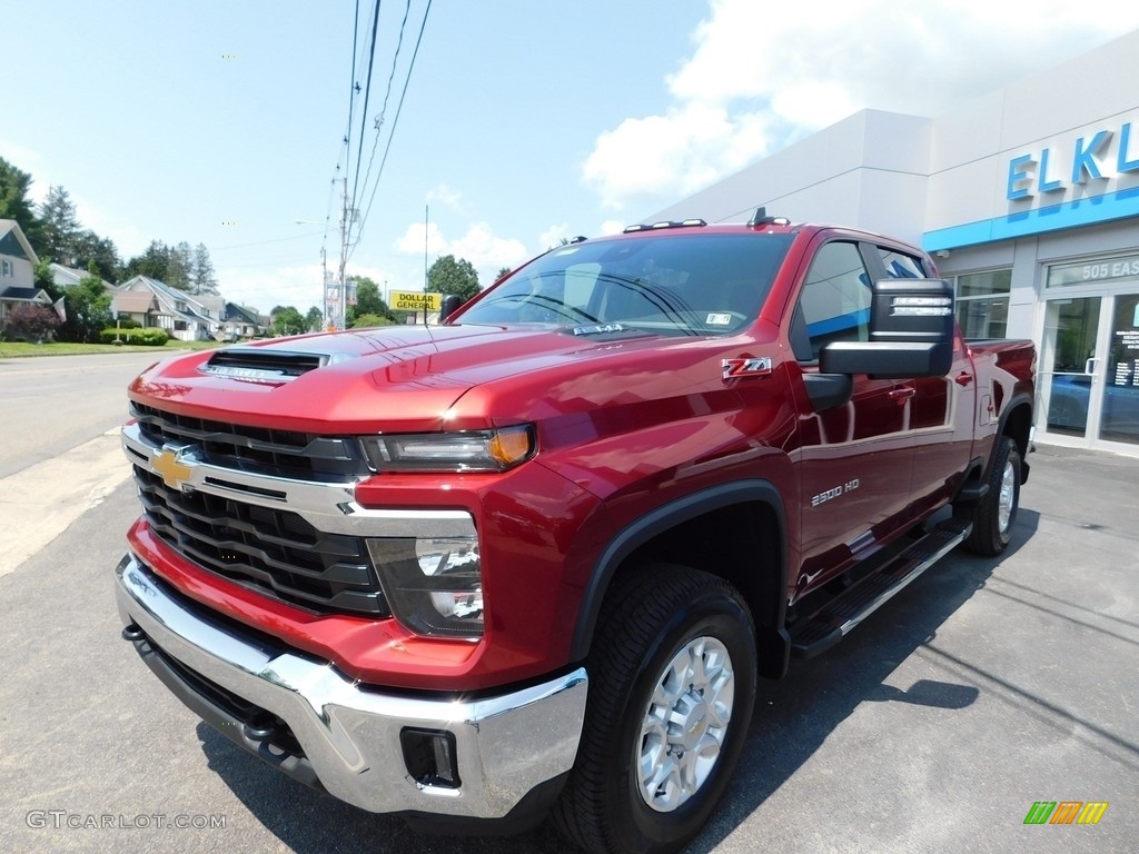 2024 Silverado 2500HD LT Crew Cab 4x4 - Radiant Red Tintcoat / Jet Black photo #2