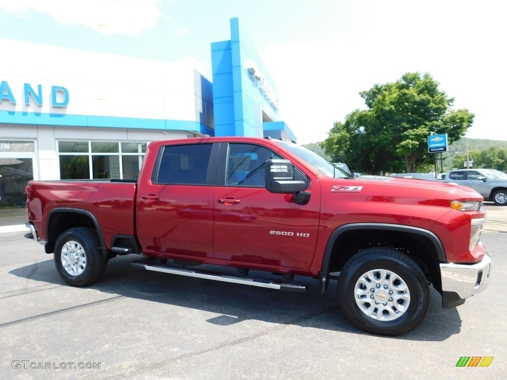 2024 Silverado 2500HD LT Crew Cab 4x4 - Radiant Red Tintcoat / Jet Black photo #6