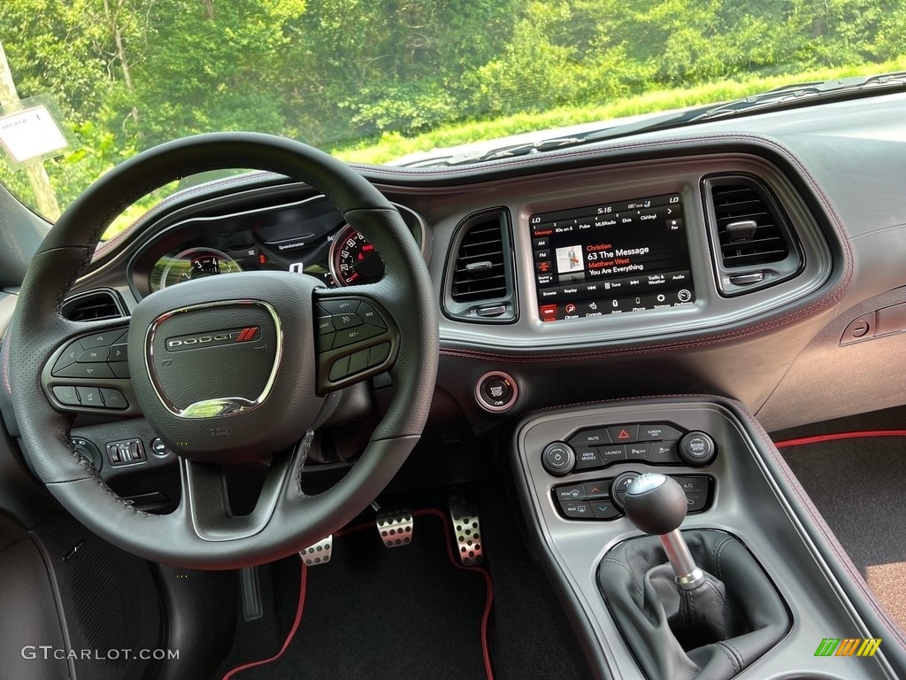 2023 Dodge Challenger R/T Scat Pack Plus Ruby Red/Black Dashboard Photo #146350401