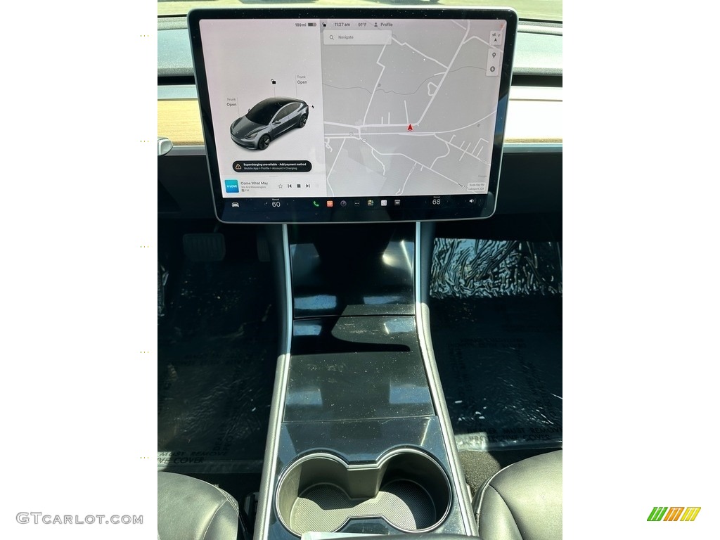 2020 Model 3 Long Range - Midnight Silver Metallic / Black photo #10