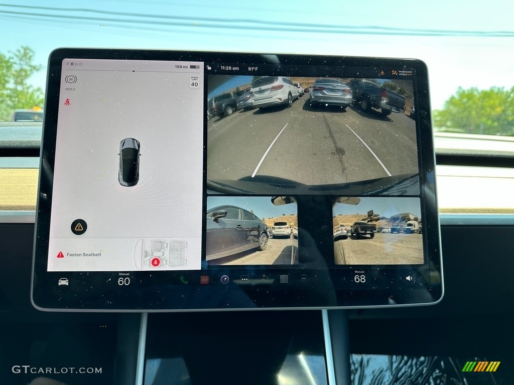 2020 Model 3 Long Range - Midnight Silver Metallic / Black photo #11