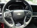 Jet Black Steering Wheel Photo for 2024 Chevrolet Silverado 2500HD #146350678