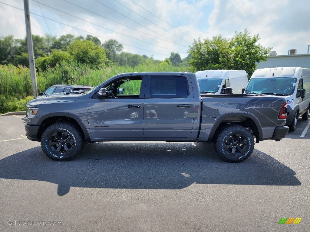 Granite Crystal Metallic 2023 Ram 1500 Rebel Crew Cab 4x4 Exterior Photo #146350717